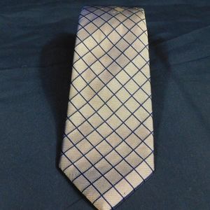 Jos. A. Bank Classic Slim Collection Gold/Blue Tie